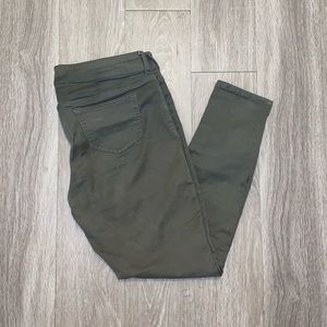 Maurices Olive Green Jeggings